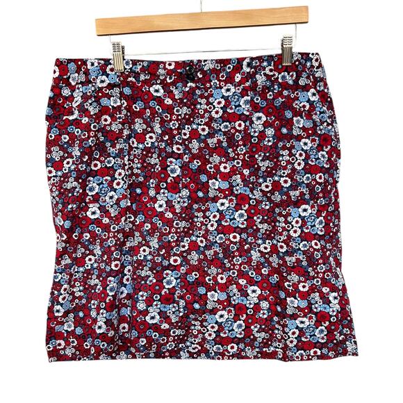 CJ Banks Women's Floral Skort w/ Pockets Size 16W Plus Size Pickleball Tennis - Picture 2 of 6